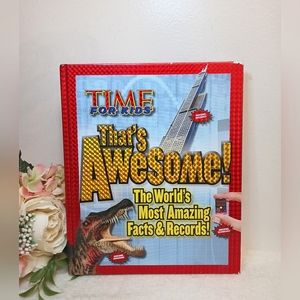 That's Awesome! Book. TIME For Kids. Children's books. Record book. Facts book.